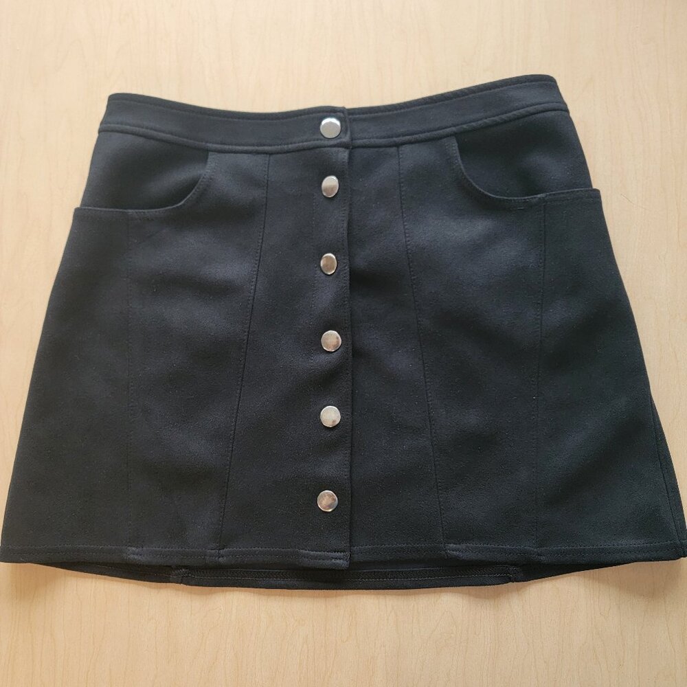 Express Faux Suede Skirt